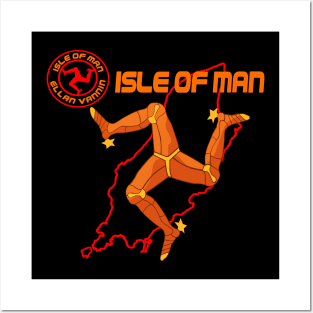 Isle of Man Triskelion Posters and Art